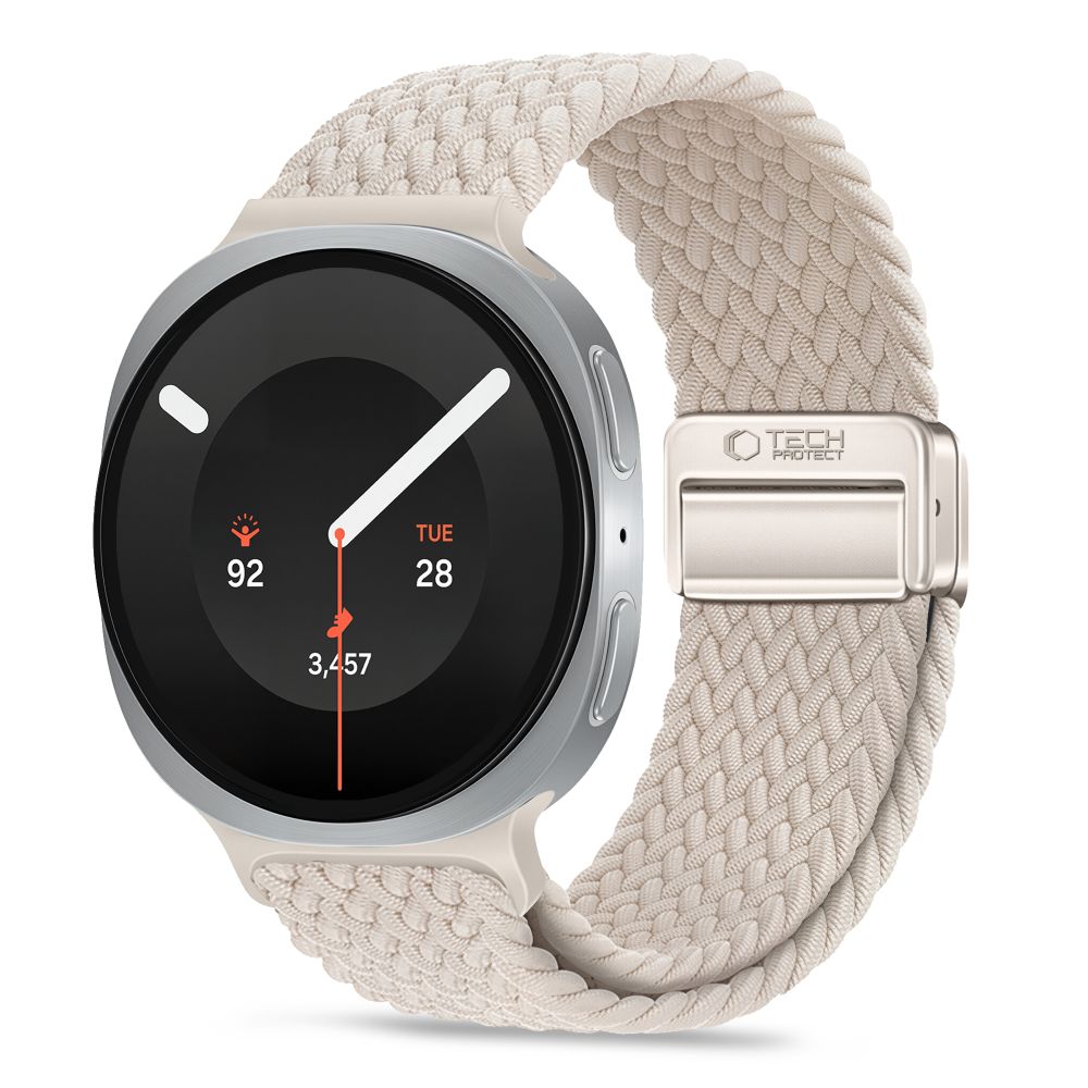 Tech-Protect NylonMag Strap for Samsung Galaxy Watch 40/44/46 mm - Beige