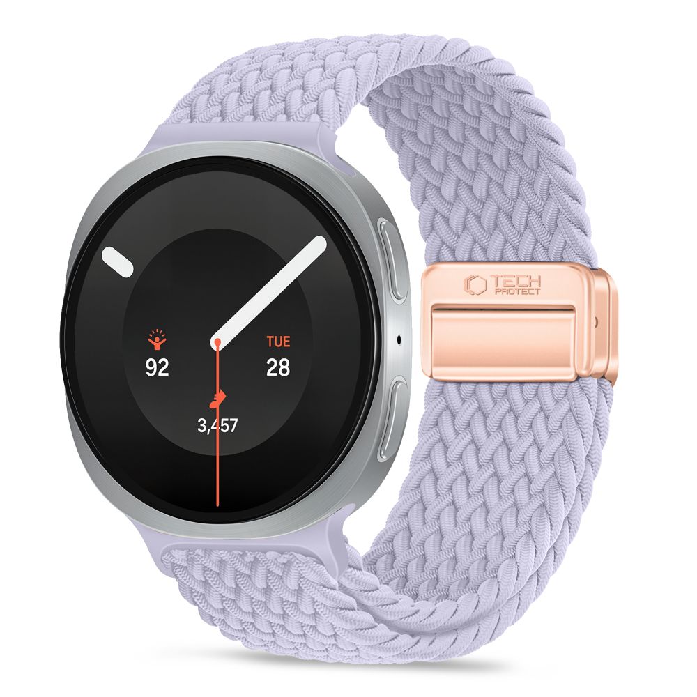 Tech-Protect NylonMag Strap for Samsung Galaxy Watch 40/44/46mm - Purple