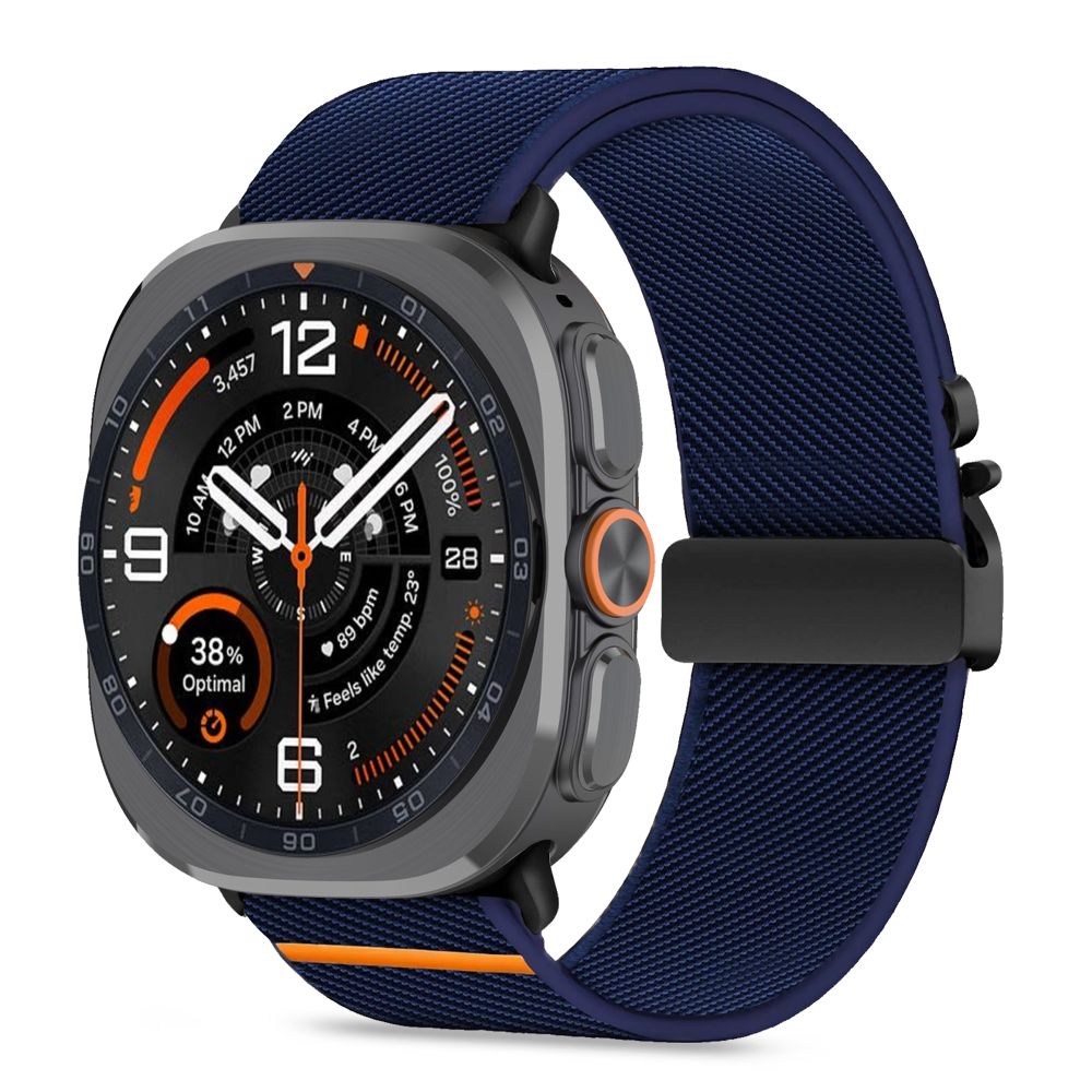 Tech-Protect Nylon Klem til Samsung Galaxy Watch Ultra 47mm - Navy Blue