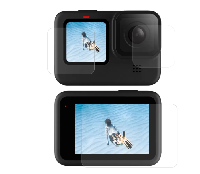 Skærm- og linsebeskyttelsesfolie Telesin til GoPro Hero 9 / Hero 10 / Hero 11 / Hero 12 (GP-FLM-902)
