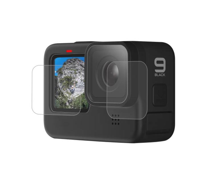 Skærm- og linsebeskyttelsesfolie Telesin til GoPro Hero 9 / Hero 10 / Hero 11 / Hero 12 (GP-FLM-902)