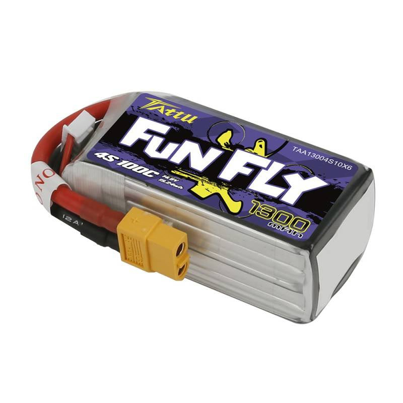 Tattu Funfly 1300mAh 14,8V 100C 4S1P batteri