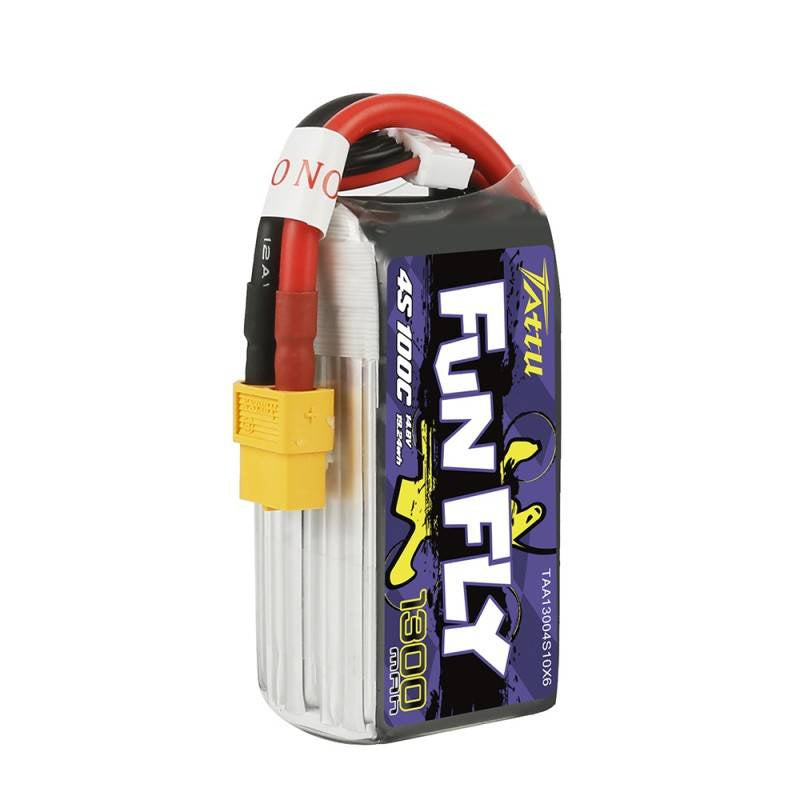 Tattu Funfly 1300mAh 14,8V 100C 4S1P batteri