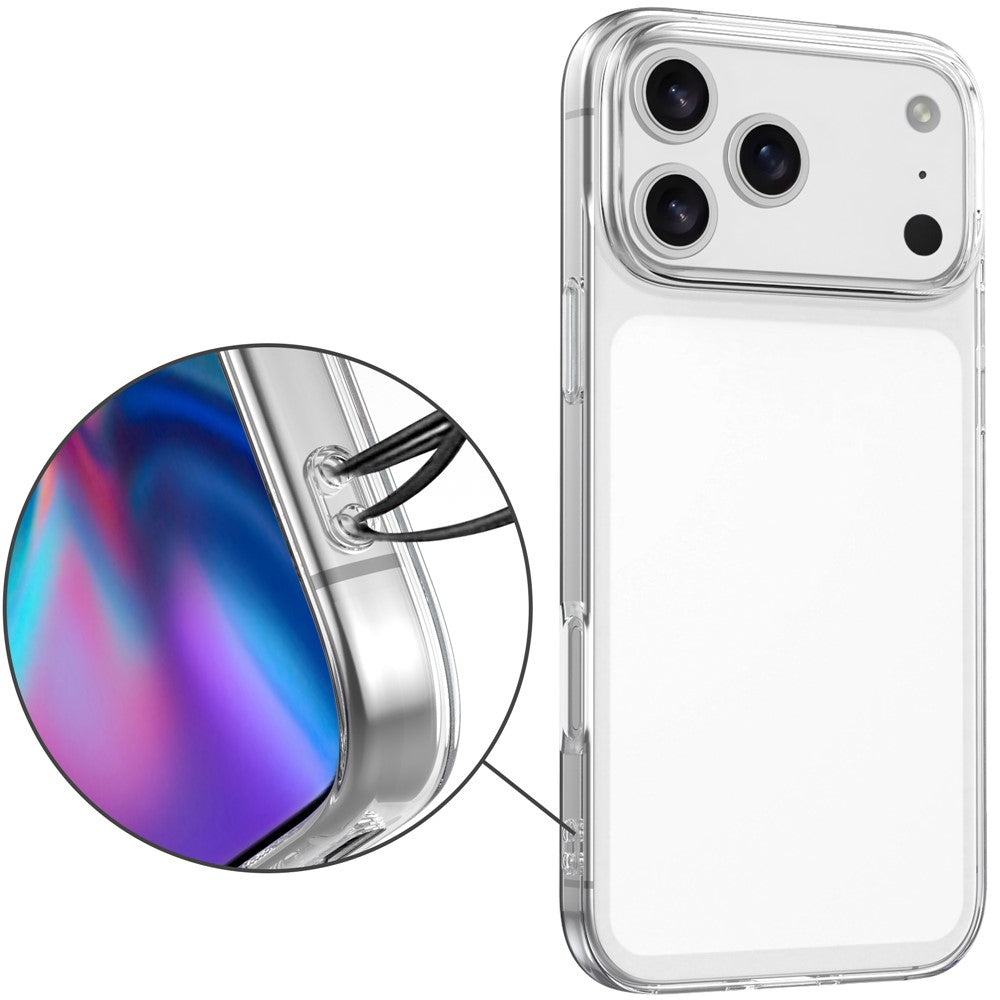 iPhone 18 Pro / 17 Pro Anti-Fingerprint TPU Case - Gennemsigtig