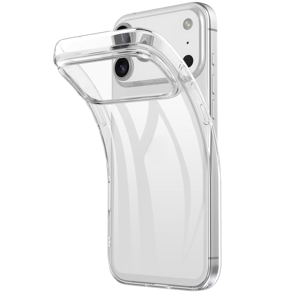 iPhone 18 Pro Max / 17 Pro Max Anti-Fingerprint TPU Case - gennemsigtig