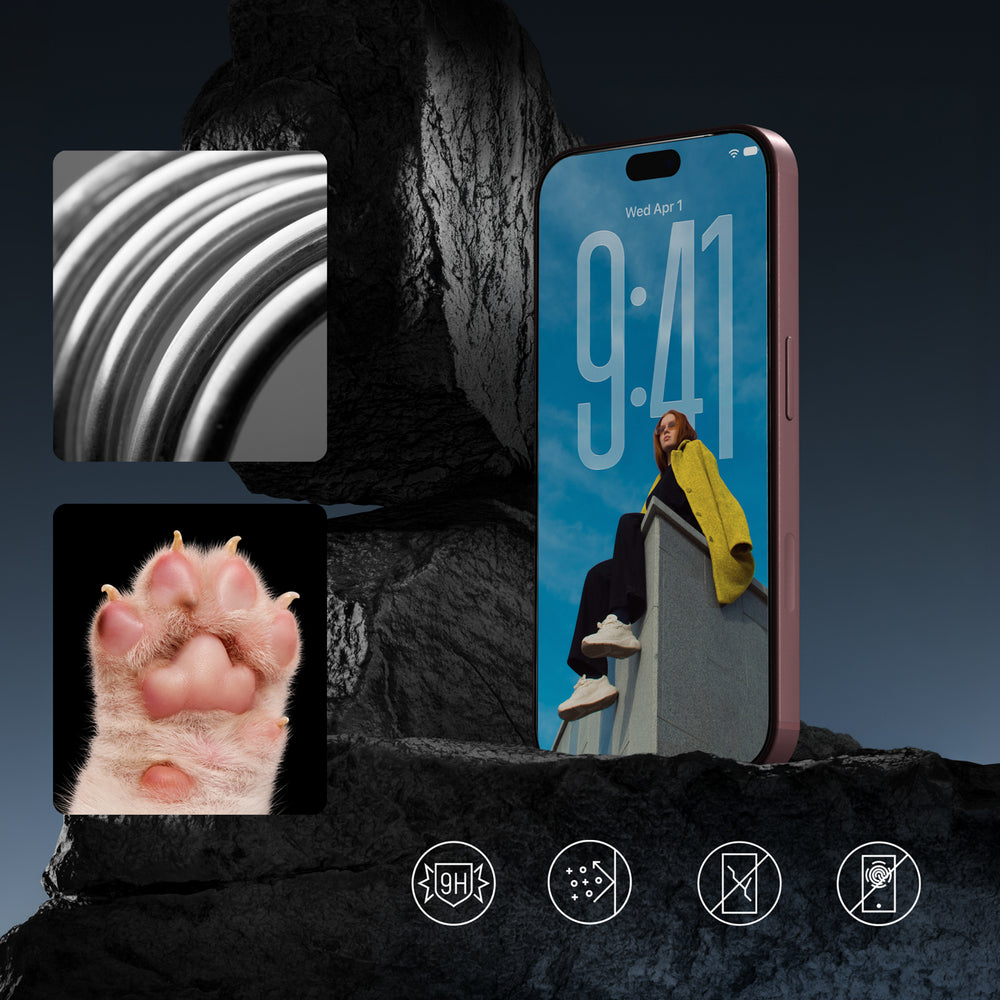 Wozinsky EasyFit Clear Glass hærdet glas til iPhone 17 / 16 Pro - 2 stk.