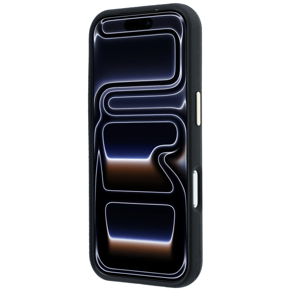 Guess Kevlar Triangle Logo MagSafe Case til iPhone 18 Pro Max / 17 Pro Max - sort