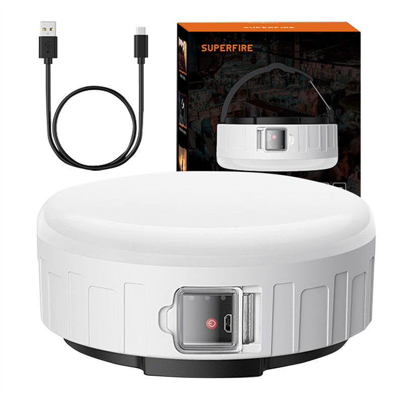 Superfire T25 camping lys, 400 lm, USB, 3 tilstande