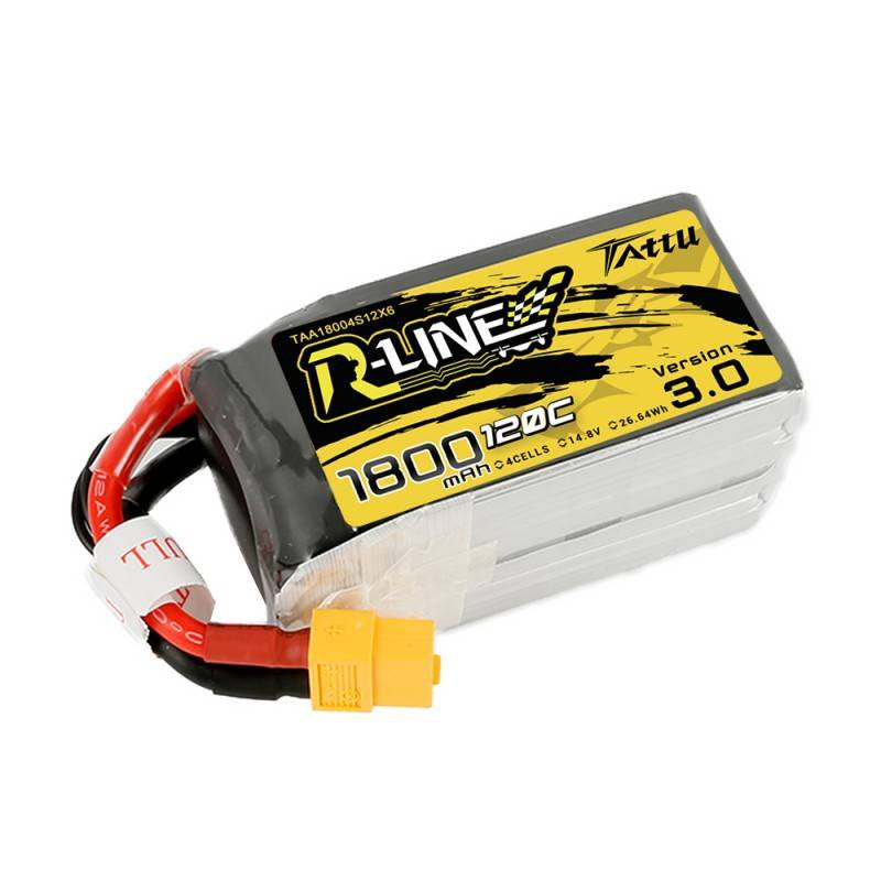 Batteri Tattu R-Line Version 3.0 1800mAh 14,8V 120C 4S1P XT60