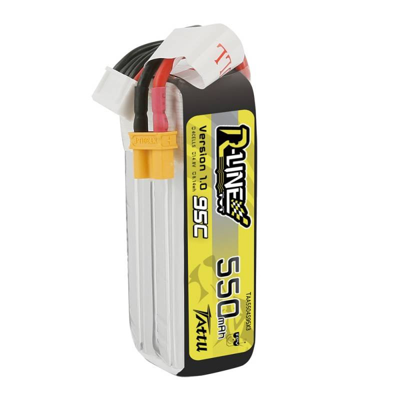 Batteri Tattu R-Line 550mAh 14,8V 95C 4S1P