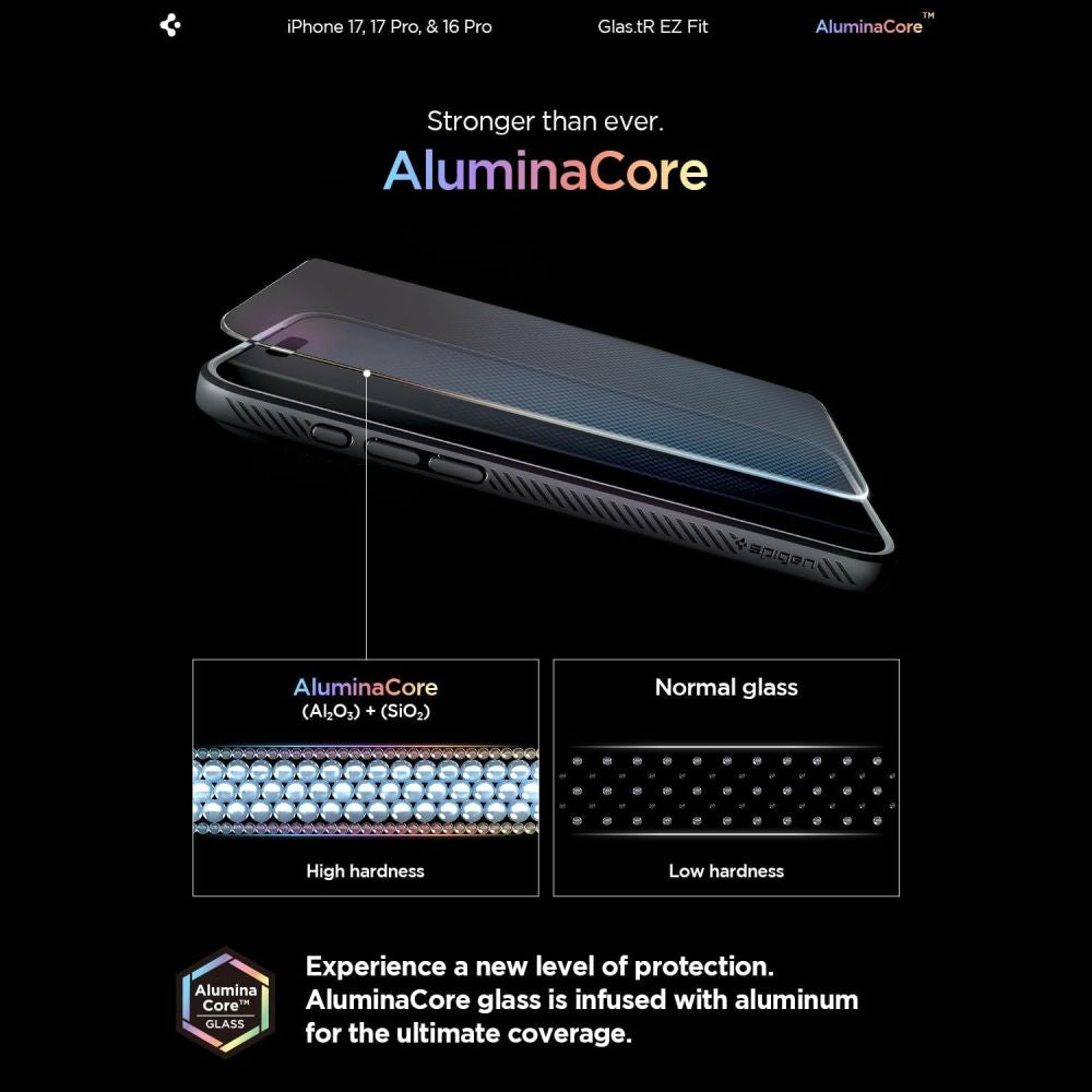 Hærdet Glas Spigen Glas.Tr ”Ez Fit Ac” 2 Pack Iphone 16 Pro / 17 / 17 Pro / 18 Pro Clear