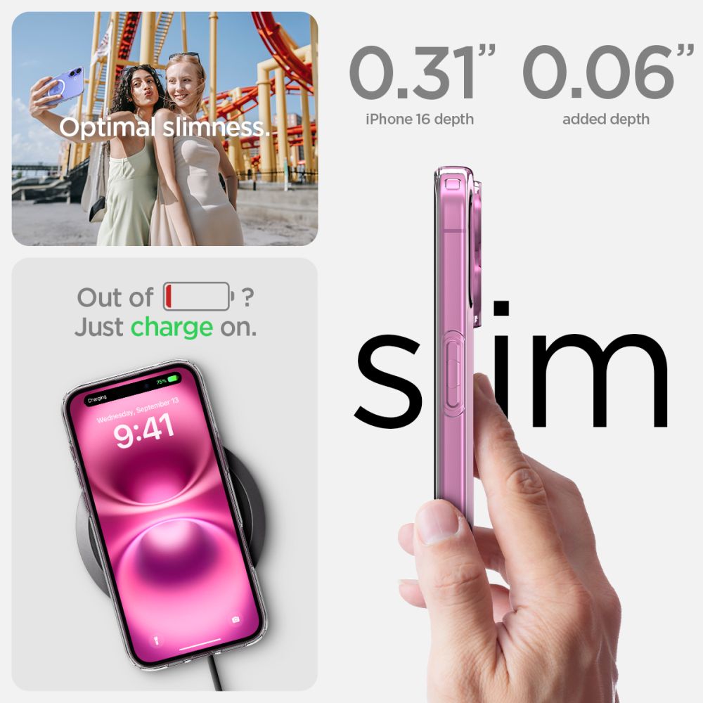 Spigen Liquid Crystal Magsafe Iphone 16 Clear