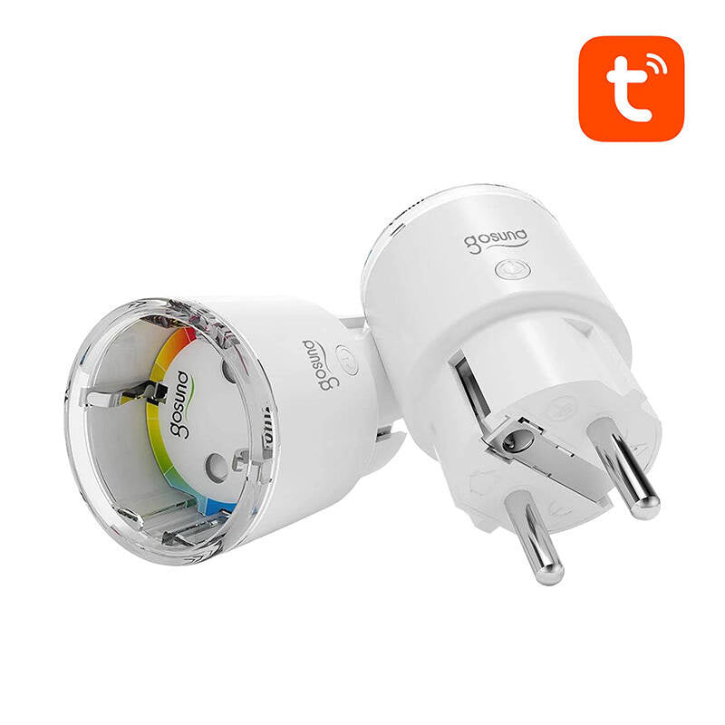 Gosund EP2 WiFi smart stikkontakt, 2 stykker (to-pack) 10A Tuya