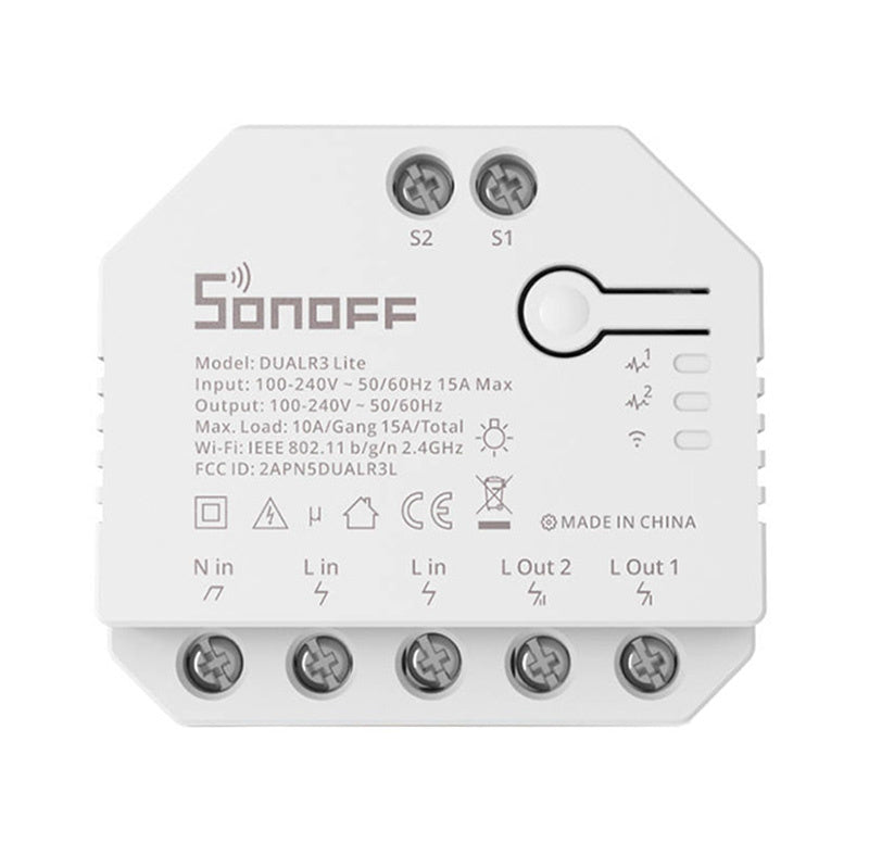 Smart Wi-Fi-switch WiFi Sonoff Dual R3 Lite