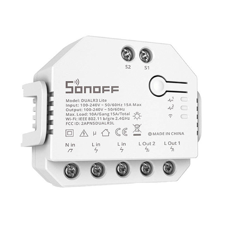 Smart Wi-Fi-switch WiFi Sonoff Dual R3 Lite