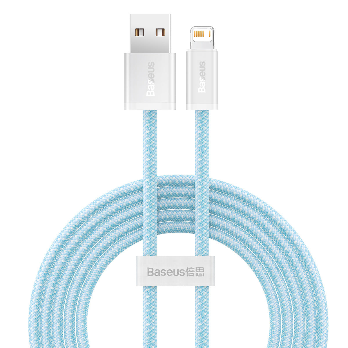 Baseus Dynamisk kabel USB til Lightning, 2,4 A, 1 m (blå)