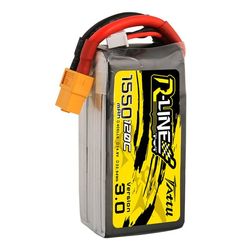 Batteri Tattu R-Line Version 3.0 1550mAh 14,8V 120C 4S1P XT60