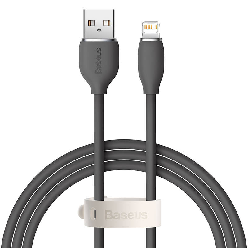 Baseus Jelly kabel USB til Lightning, 2,4A, 1,2m (sort)