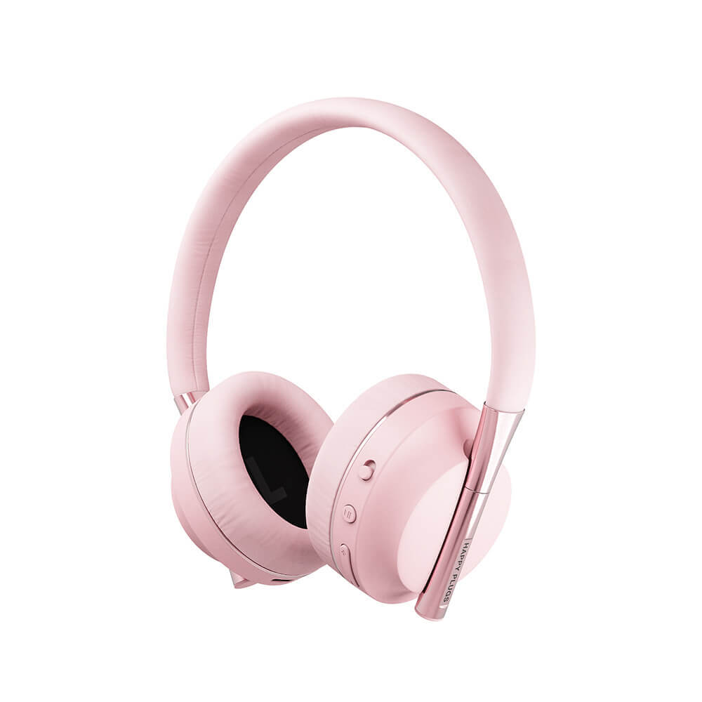 Happy Plugs Play Headphone Over Ear 85d B Wireless Pink/Gold
