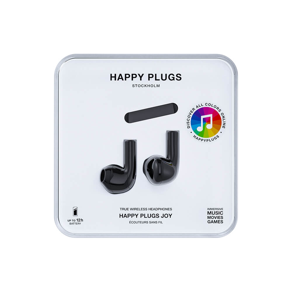Happy Plugs Joy Headphone In Ear Tws Black