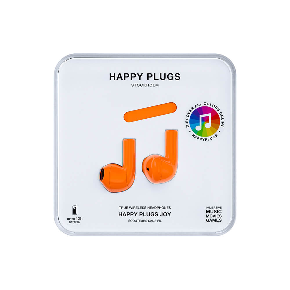 Happy Plugs Joy Headphone In Ear Tws Orange