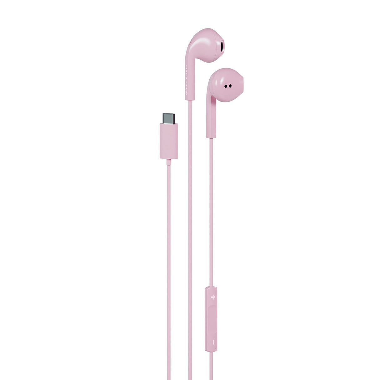 Happy Plugs Headphone Wired In Ear Usb C Pink