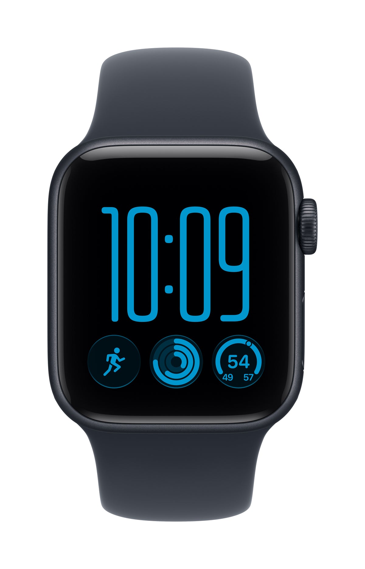 *Apple Watch SE 3 GPS + Cellular 40mm Midnight Aluminium Case with Navy Blue Sport Band - S/M