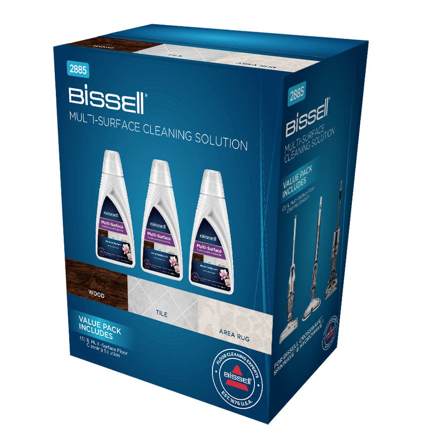 Bissell Multi Surface Detergent Cross Wave/Spin Wave Trio Pack 3 X 1 L