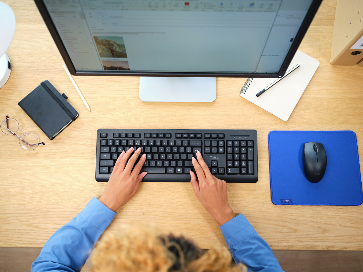Trust Primo tastatur Mus inkluderet Universel RF trådløst QWERTY US engelsk Sort