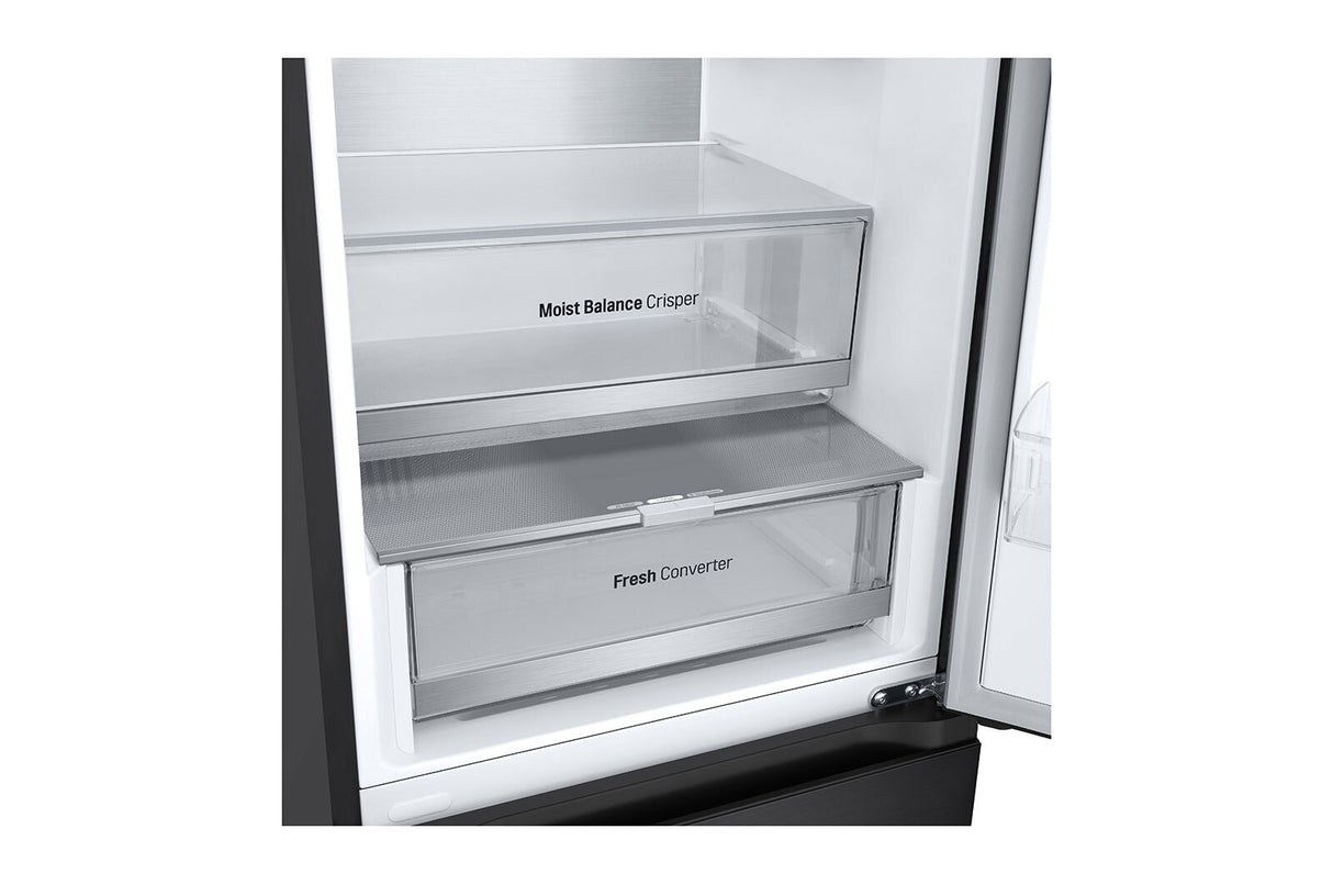 LG GBV5150DEP køle-/fryseskab Fritstående 344 L Sort