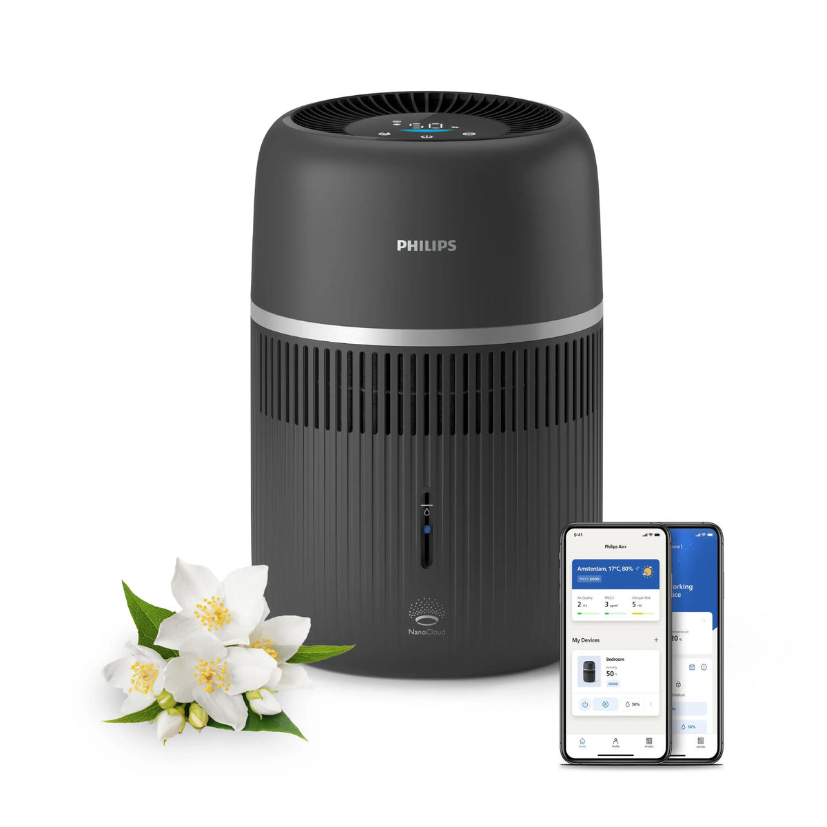Philips 4000 series HU4210/03 humidifier Ultrasonic 3.5 L Dark Grey 3 W