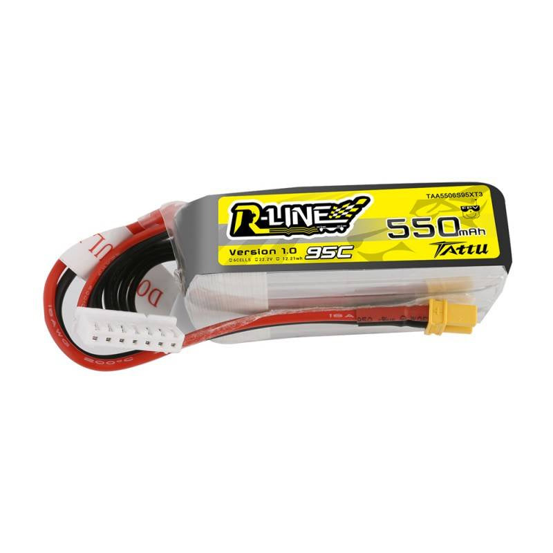 Batteri Tattu R-Line 550mAh 22.2V 95C 6S1P XT30