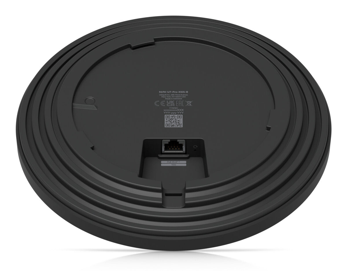 Ubiquiti UniFi U7 Pro XGS Trådløs forbindelse Wi-Fi 7 Sort