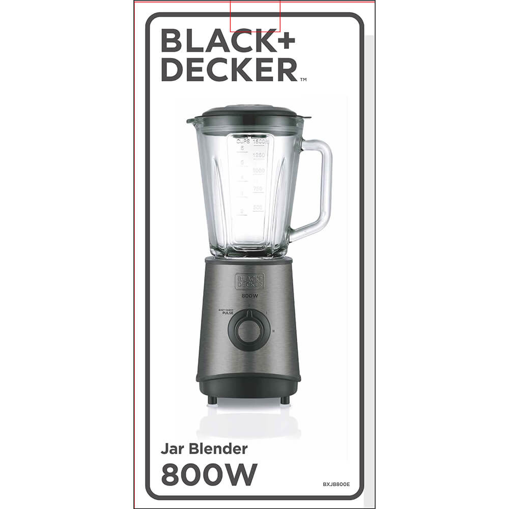 Black+Decker Blender 800 W Brushed