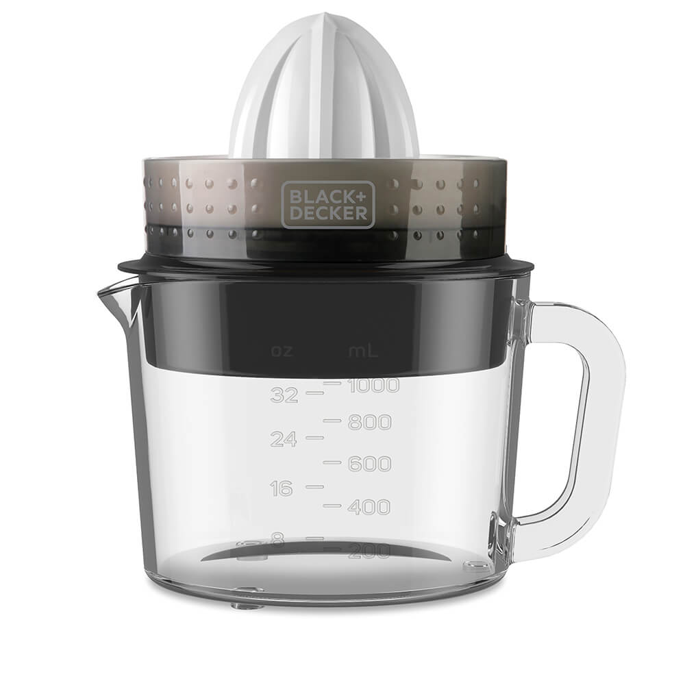 Black+Decker Citruspresser 1 L Brushed 30w