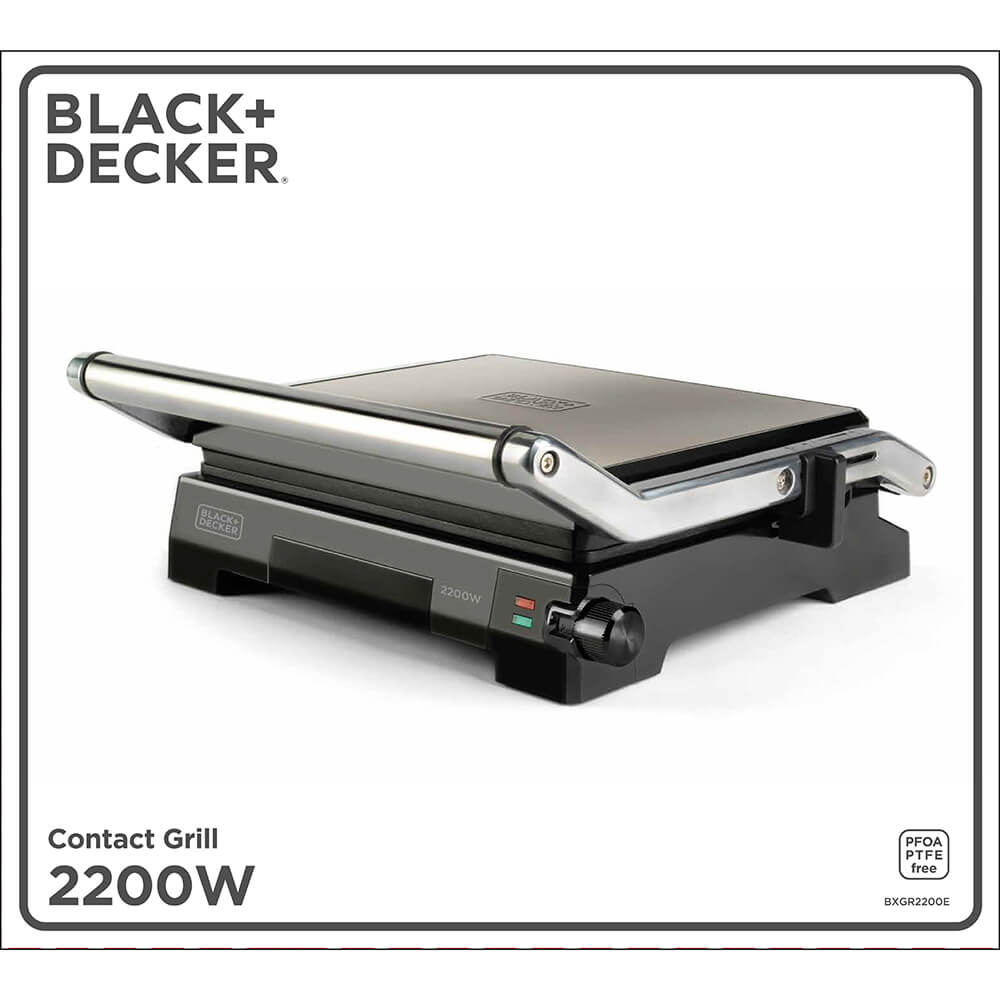 Black+Decker Bordgrill Temp Control 2200 W Brushed
