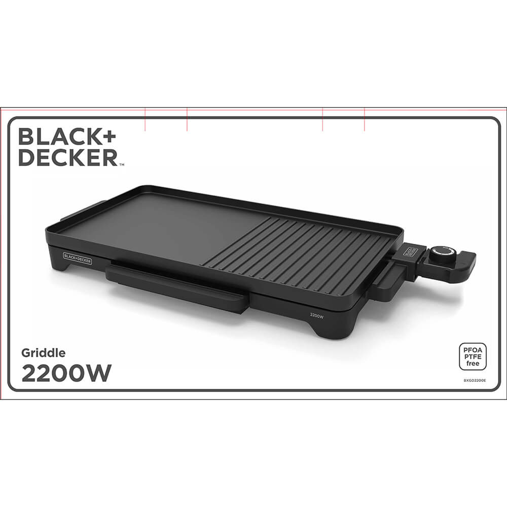 Black+Decker Bordgrill 2200 W Black