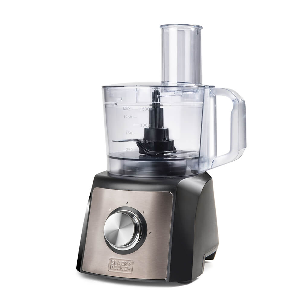 Black+Decker Food Processor 1200 W Brushed