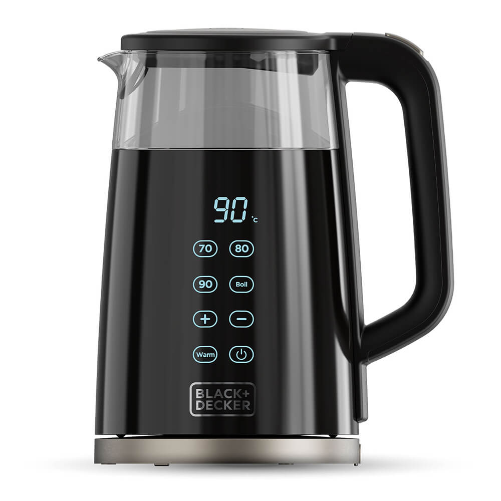 Black+Decker Kettle Glass Black 1,7 L