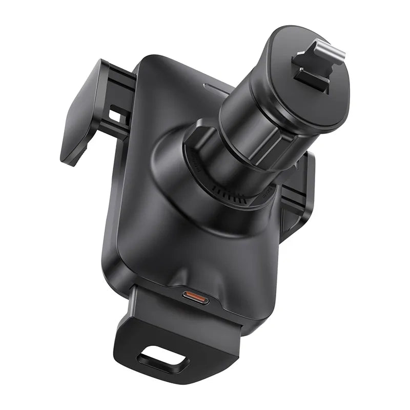 Baseus Wisdom Trådløs opladning Luftventil Elektrisk Bil Telefonholder (sort)