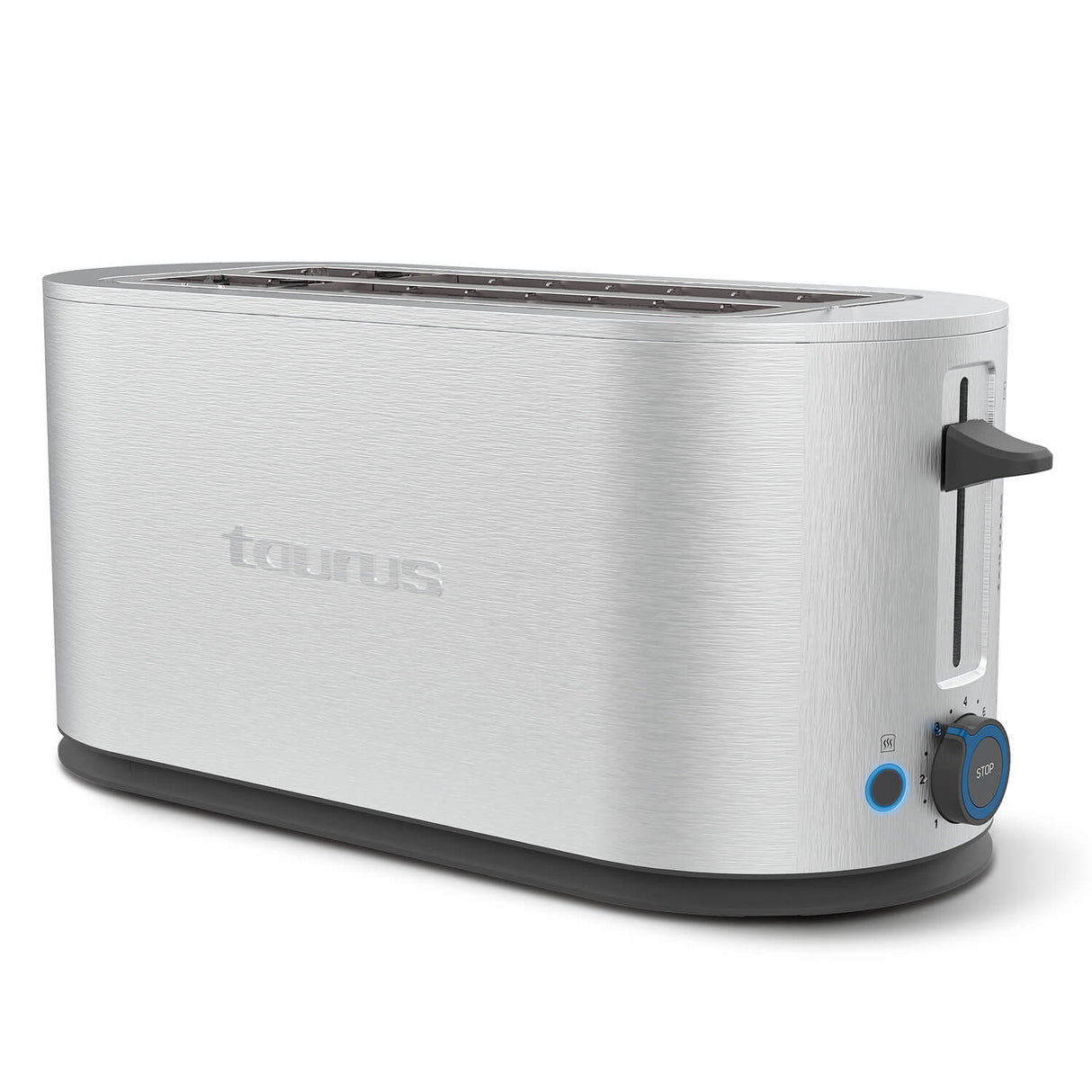 Taurus Toaster Two Slot Long Stainless Steel