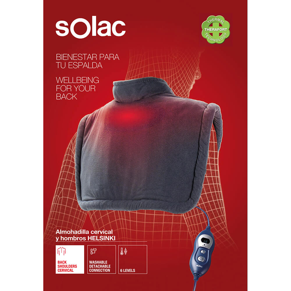 Solac Ergonomic Heating Pad Helsinki Neck & Shoulder