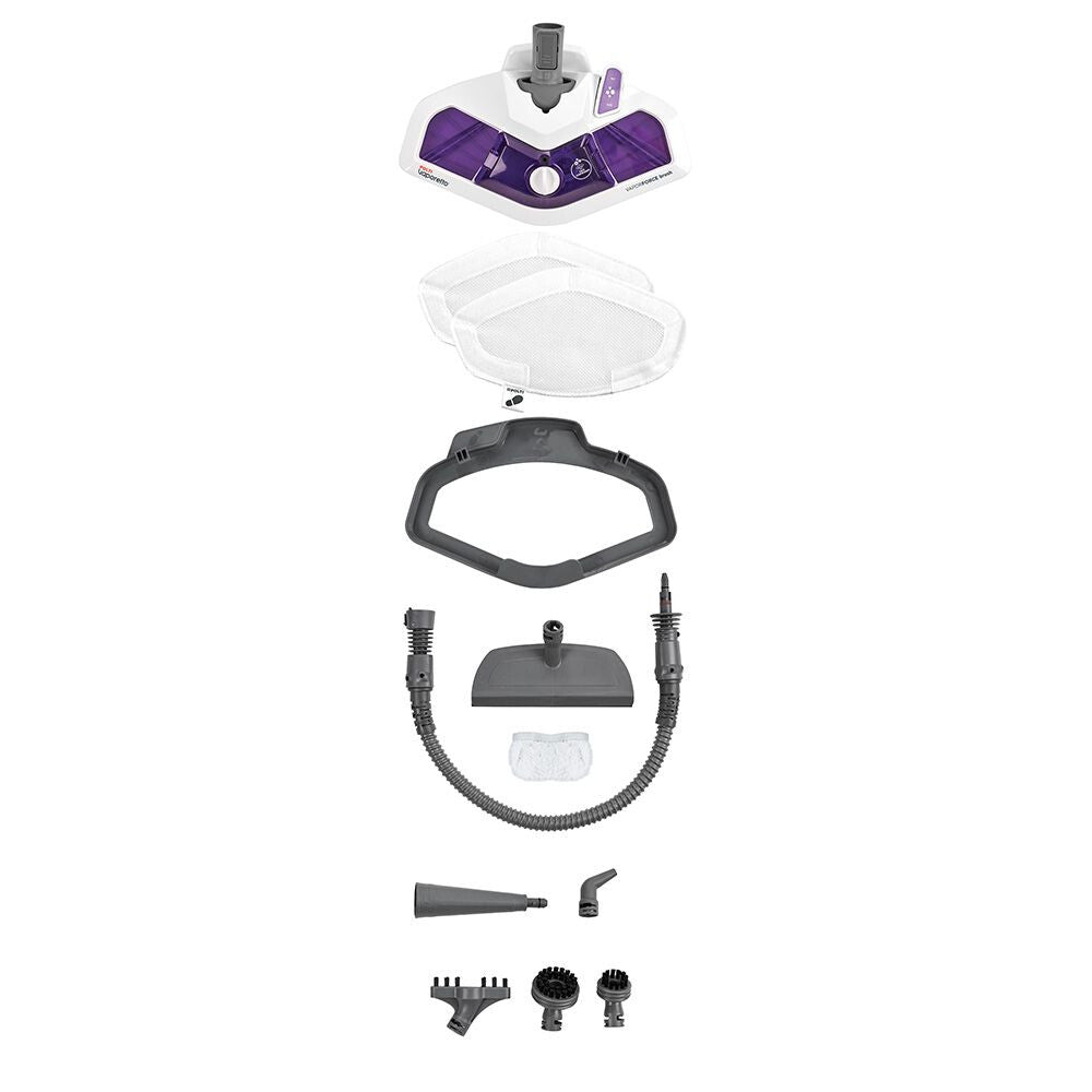 Polti Vaporetto SV440_Double Steam mop 0.3 L 1500 W Violet, White