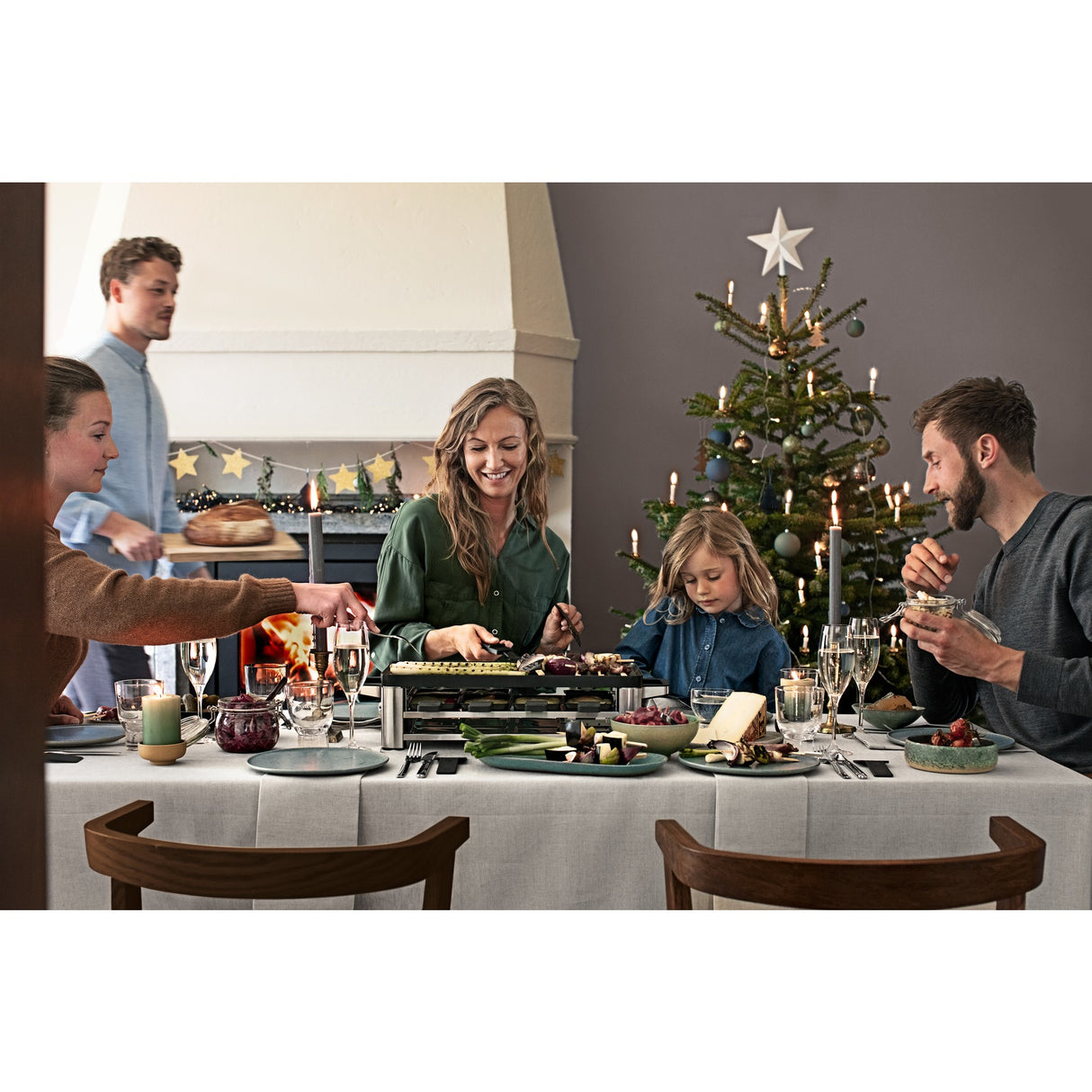 WMF Lono 0415040011 raclette grill 8 person(er) 1500 W Sort, Krom