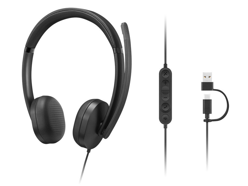 Lenovo 5000 Kablet Høretelefoner Sort