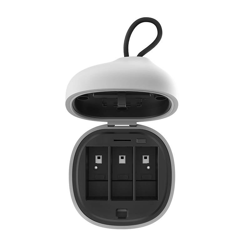 Allin boks Telesin vandtæt tre-kanals oplader + 2 batterier til GoPro Hero 12 / Hero 11 / Hero 10 / Hero 9 (GP-BTR-905-GY-B)