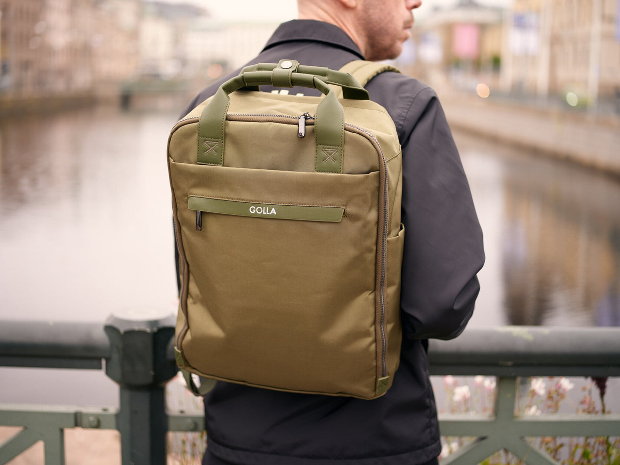 Golla 601675 taske og etui til laptop 40,6 cm (16") Rygsæk Grøn
