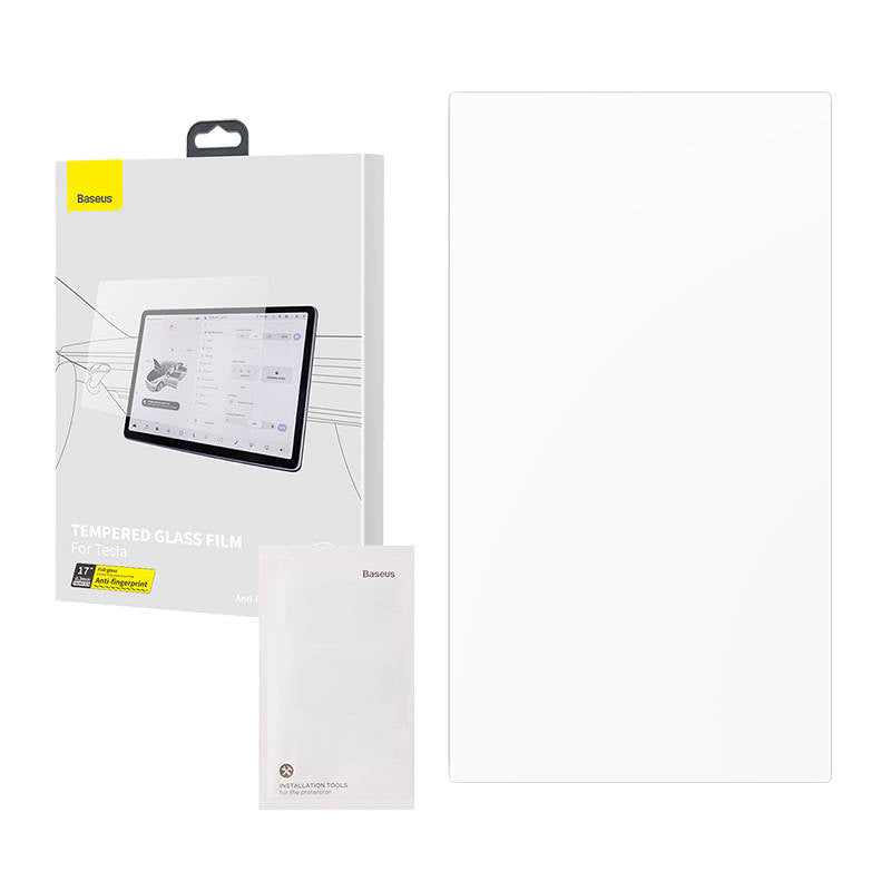 Hærdet glas Baseus Crystal 0,3 mm til Tesla model X / S 17 ''