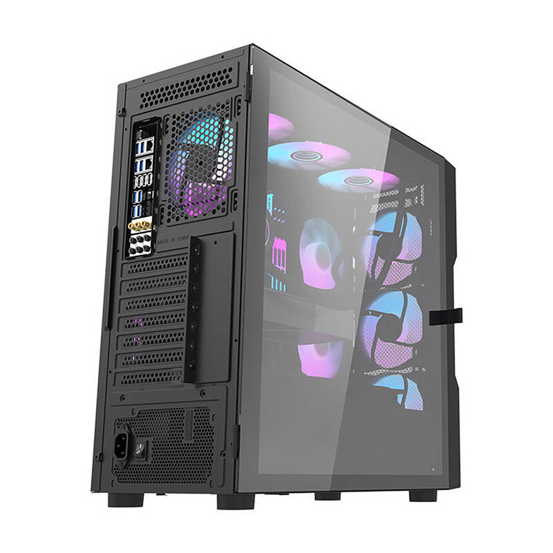 Darkflash DK431 Mesh computer case (sort) + 4 ARGB fans
