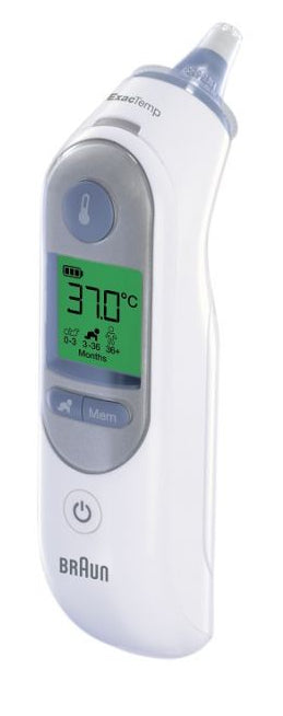 Braun ThermoScan 7 IRT6520 Age Precision Termometer Grå Hvid